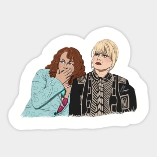 Patsy and Edina Sticker